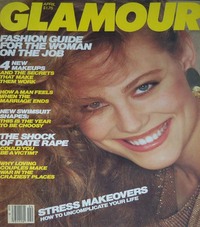 Glamour April 1981 magazine back issue cover image