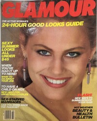 Glamour July 1981 magazine back issue cover image