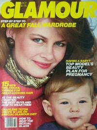 Glamour October 1981 magazine back issue cover image