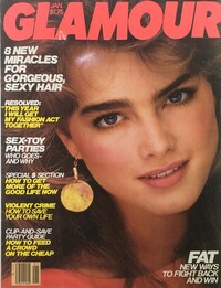 Glamour January 1982 magazine back issue cover image