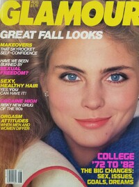 Glamour August 1982 magazine back issue cover image
