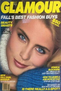 Glamour October 1982 magazine back issue cover image