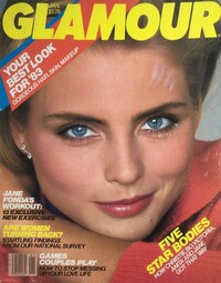Glamour January 1983 magazine back issue cover image
