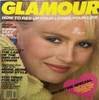 Glamour February 1983 magazine back issue cover image