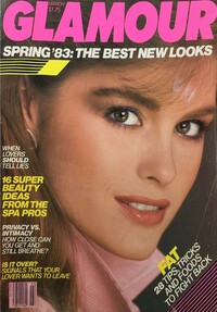 Glamour March 1983 magazine back issue cover image