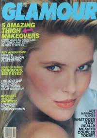 Glamour February 1985 magazine back issue cover image