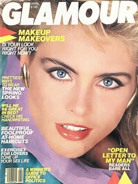 Glamour April 1985 magazine back issue cover image