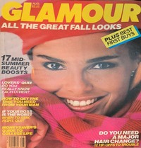 Glamour August 1985 magazine back issue cover image
