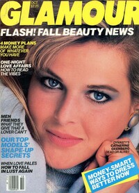 Glamour October 1985 magazine back issue cover image