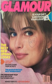 Glamour March 1987 magazine back issue cover image