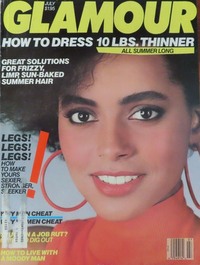 Glamour July 1987 magazine back issue cover image