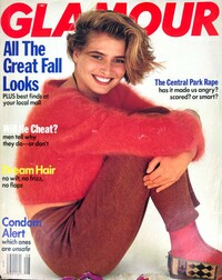 Glamour August 1989 magazine back issue cover image