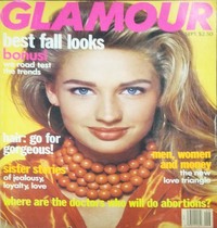 Glamour September 1991 magazine back issue cover image