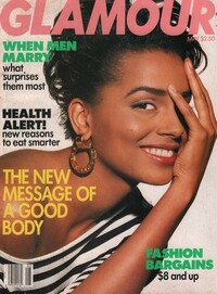 Glamour May 1992 magazine back issue cover image