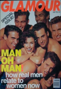 Glamour July 1992 magazine back issue cover image