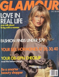 Glamour October 1993 magazine back issue cover image