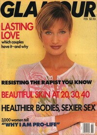 Glamour February 1994 magazine back issue cover image