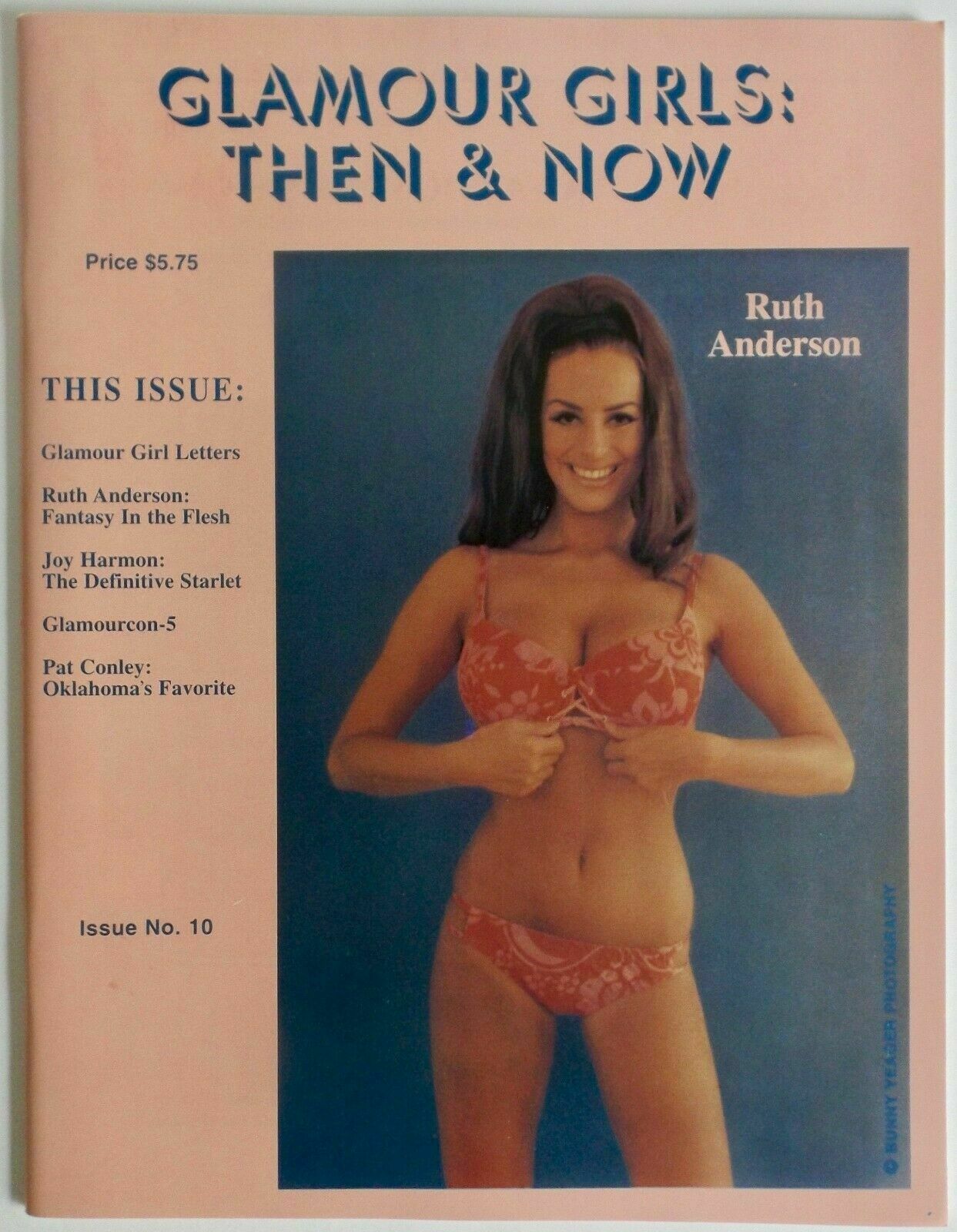 Glamour Girls Then & Now # 10, December/January 1995 magazine back issue Glamour Girls Then & Now magizine back copy 