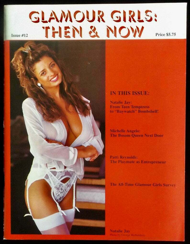 Glamour Girls Then & Now # 12, September/October 1996 magazine back issue Glamour Girls Then & Now magizine back copy 