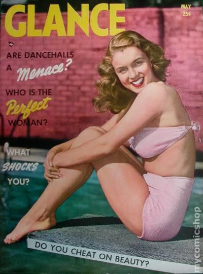 Glance May 1950 magazine back issue Glance magizine back copy 
