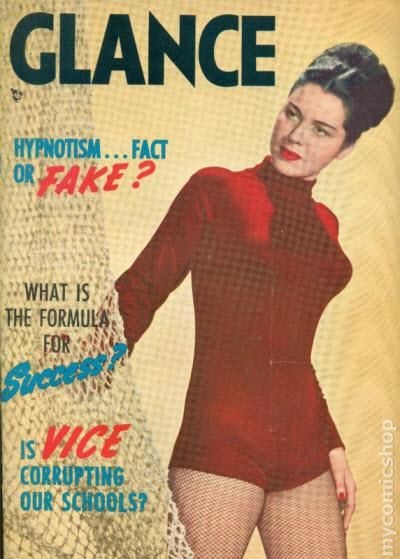 Glance June 1950 magazine back issue Glance magizine back copy 