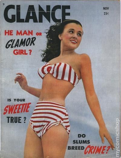Glance November 1950 magazine back issue Glance magizine back copy 
