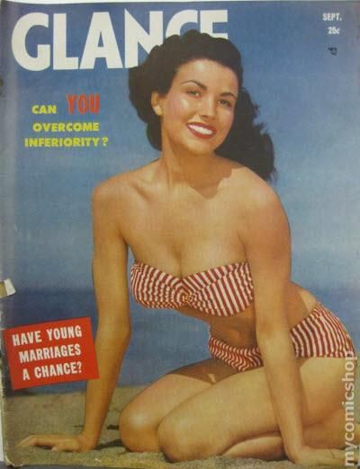 Glance September 1952 magazine back issue Glance magizine back copy 