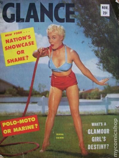 Glance November 1952 magazine back issue Glance magizine back copy 