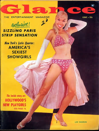 Glance June 1959 magazine back issue Glance magizine back copy 