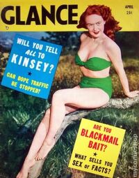 Glance April 1950 magazine back issue cover image
