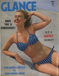 Glance September 1950 magazine back issue cover image