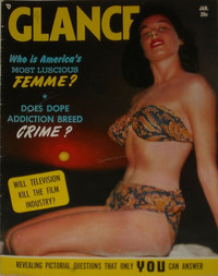 Glance January 1952 Magazine Back Copies Magizines Mags