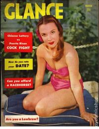 Glance March 1952 magazine back issue cover image