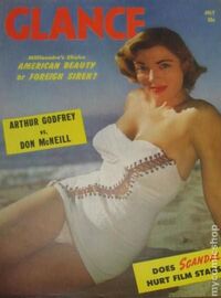 Glance July 1952 magazine back issue cover image
