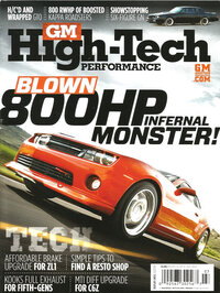 GM High-Tech Performance July 2014 magazine back issue