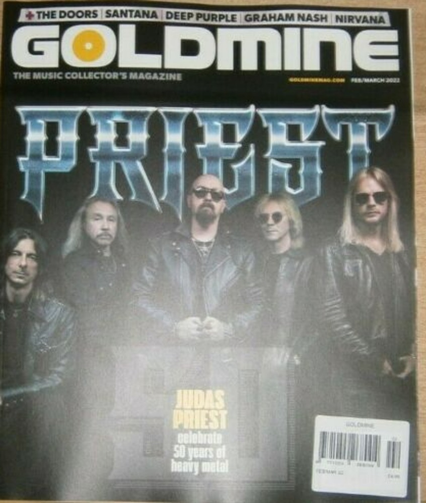 Goldmine February/March 2022 magazine back issue Goldmine magizine back copy 