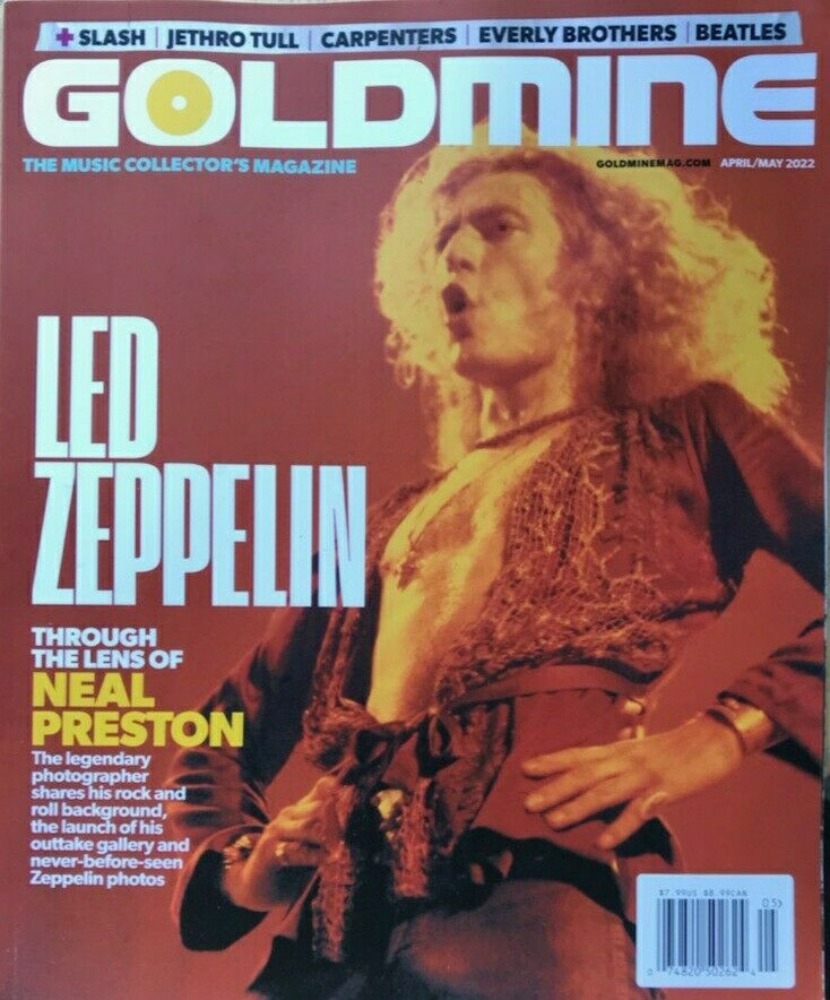 Goldmine March/April 2022 magazine back issue Goldmine magizine back copy 