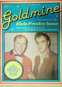 Elvis Presley magazine cover appearance Goldmine January 1981