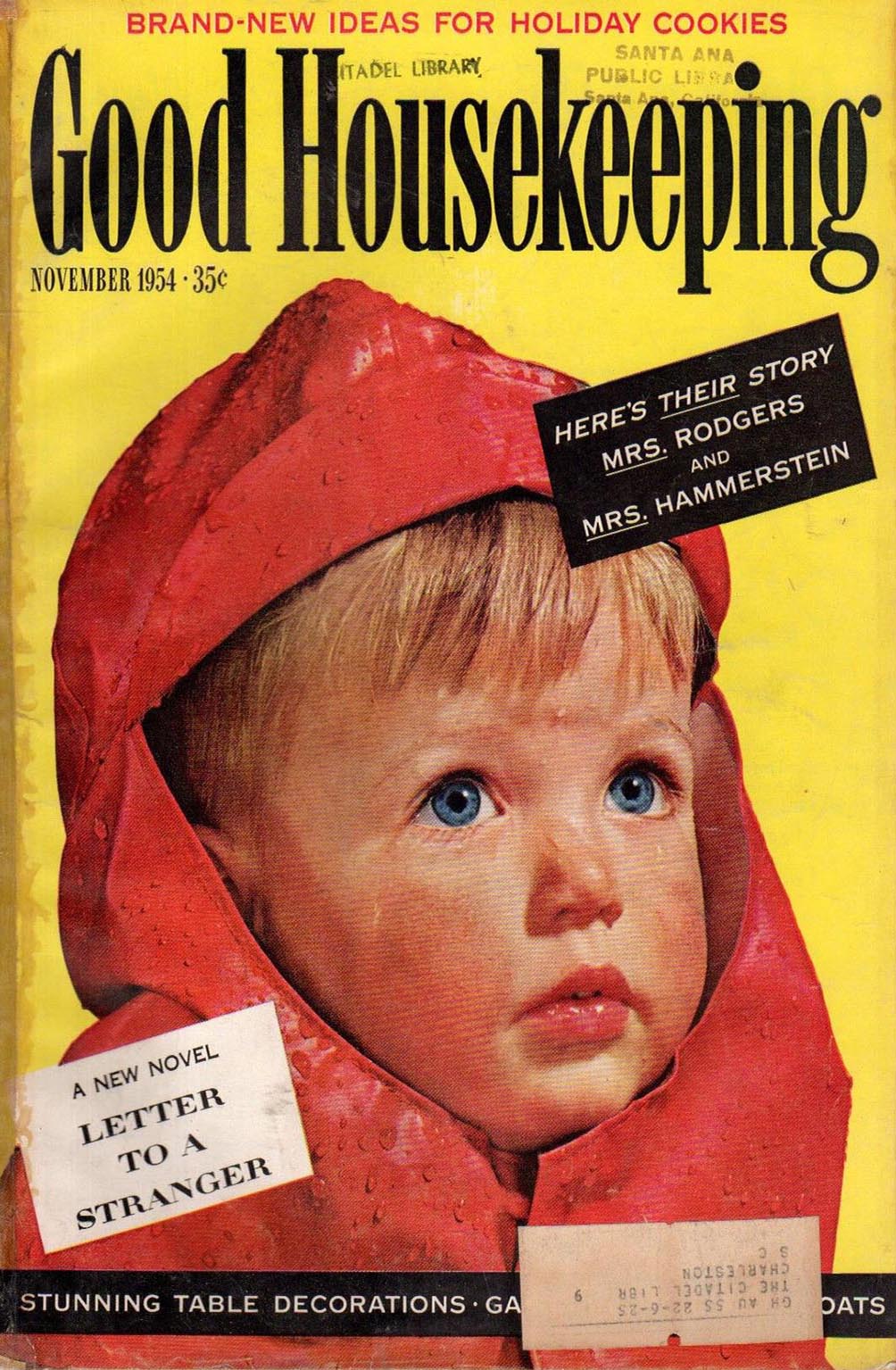Good Housekeeping November 1954 magazine back issue Good Housekeeping magizine back copy Good Housekeeping November 1954 American womens magazine Back Issue Published by Hearst Publishing Corporation. Brand - New Ideas For Holiday Cookies.