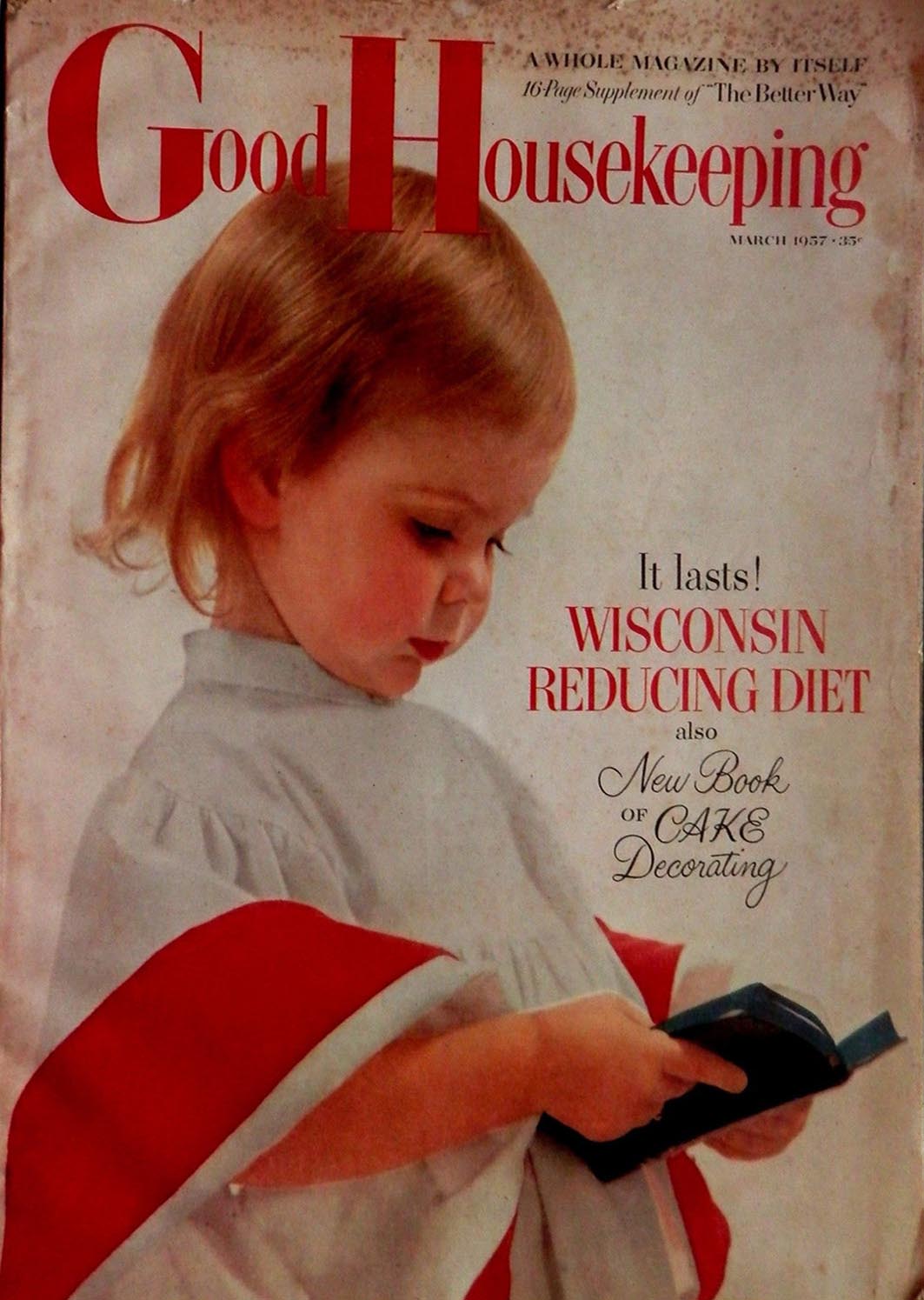 Good Housekeeping March 1957 magazine back issue Good Housekeeping magizine back copy Good Housekeeping March 1957 American womens magazine Back Issue Published by Hearst Publishing Corporation. A Whole Magazine By Itself.