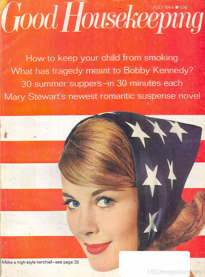 Good Housekeeping July 1964 magazine back issue Good Housekeeping magizine back copy Good Housekeeping July 1964 American womens magazine Back Issue Published by Hearst Publishing Corporation. How To Keep Your Child From Smoking .