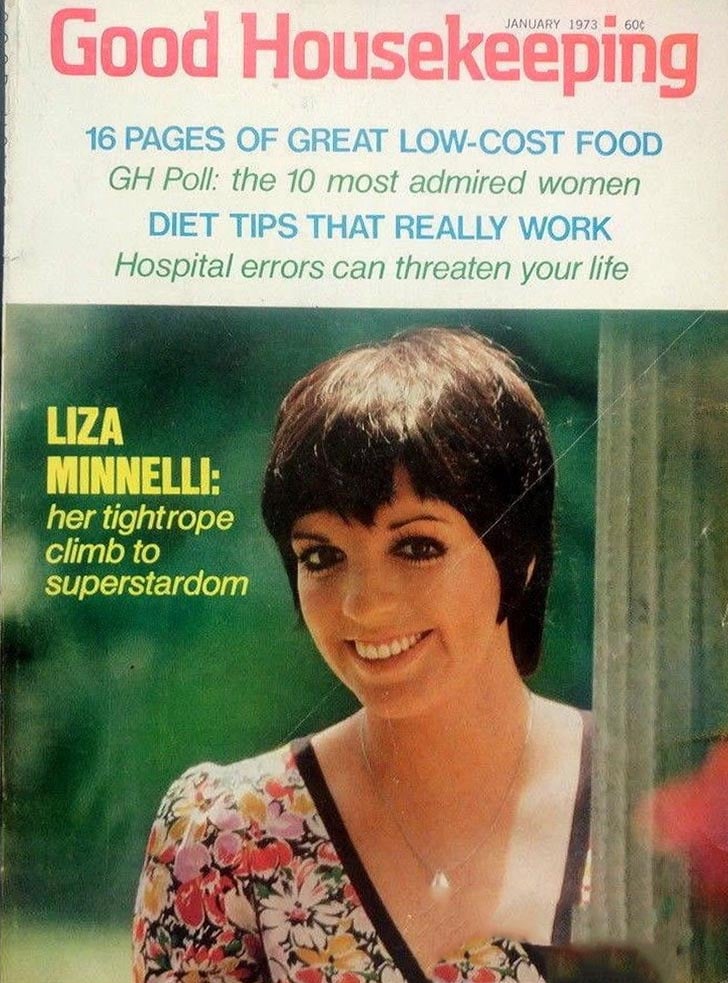 Good Housekeeping January 1973 magazine back issue Good Housekeeping magizine back copy Good Housekeeping January 1973 American womens magazine Back Issue Published by Hearst Publishing Corporation. Covergirl Liza Minnelli.