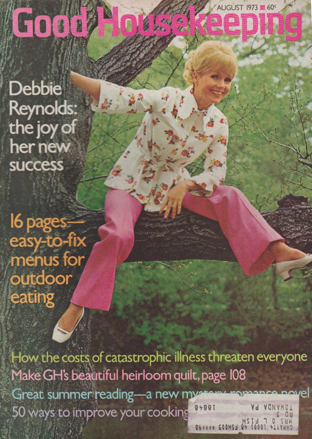 Good Housekeeping August 1973 magazine back issue Good Housekeeping magizine back copy Good Housekeeping August 1973 American womens magazine Back Issue Published by Hearst Publishing Corporation. Debbie Reynolds: The Joy Of Her New Success.