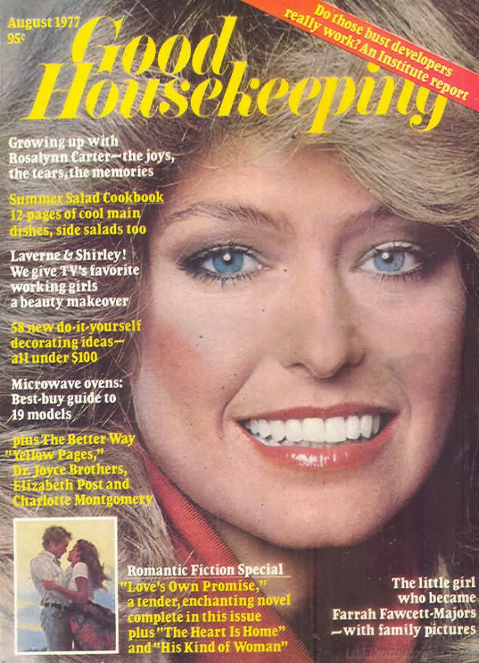 Good Housekeeping August 1977 magazine back issue Good Housekeeping magizine back copy Good Housekeeping August 1977 American womens magazine Back Issue Published by Hearst Publishing Corporation. Growing Up With Rosalynn Carter - The Joys, The Tears, The Memories.