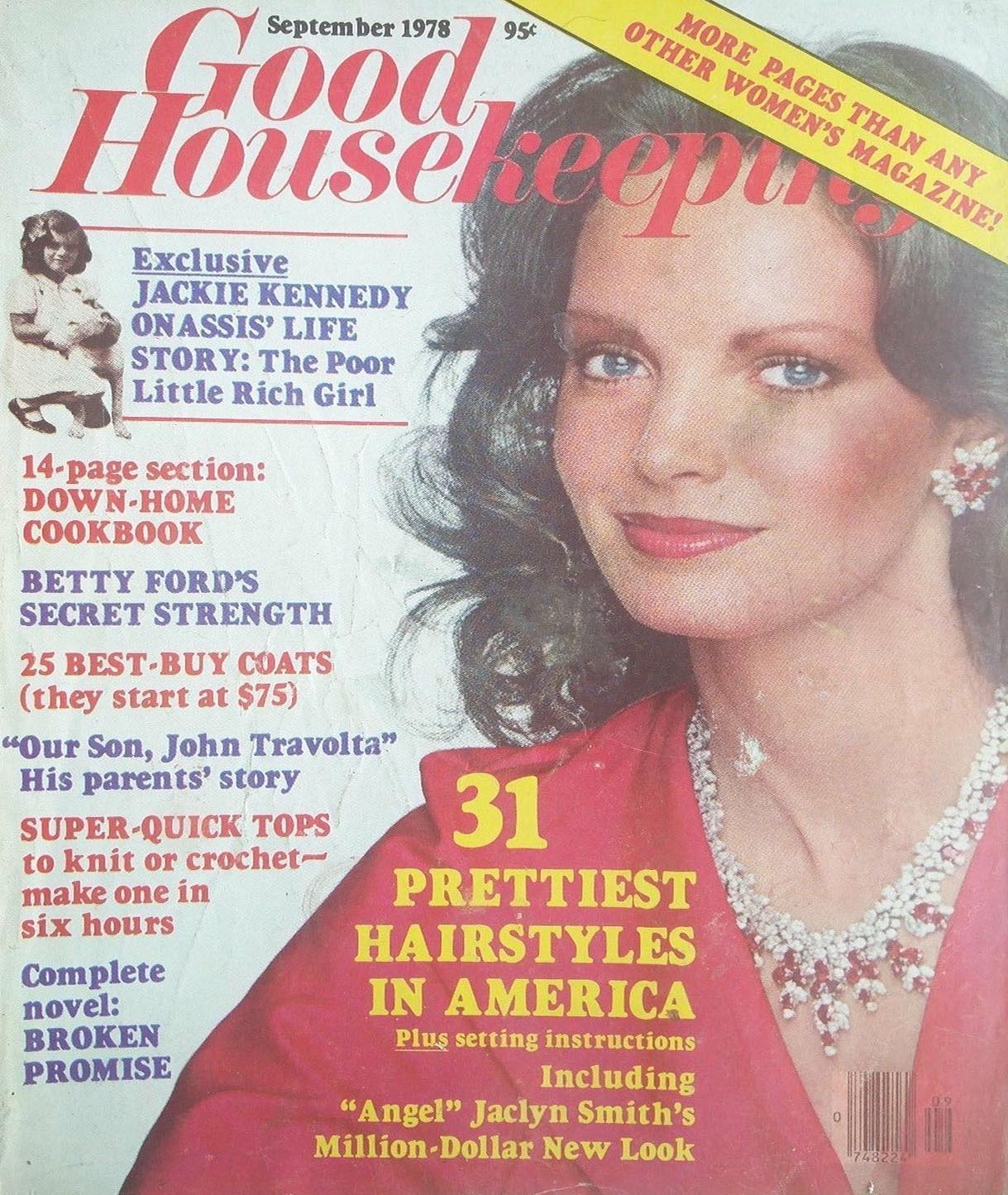Good Housekeeping September 1978 magazine back issue Good Housekeeping magizine back copy Good Housekeeping September 1978 American womens magazine Back Issue Published by Hearst Publishing Corporation. Exclusive Jackie Kennedy Onassis' Life Story: The Poor Little Rich Girl.