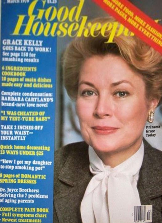 Good Housekeeping March 1979 magazine back issue Good Housekeeping magizine back copy Good Housekeeping March 1979 American womens magazine Back Issue Published by Hearst Publishing Corporation. Covergirl Grace Kelly.