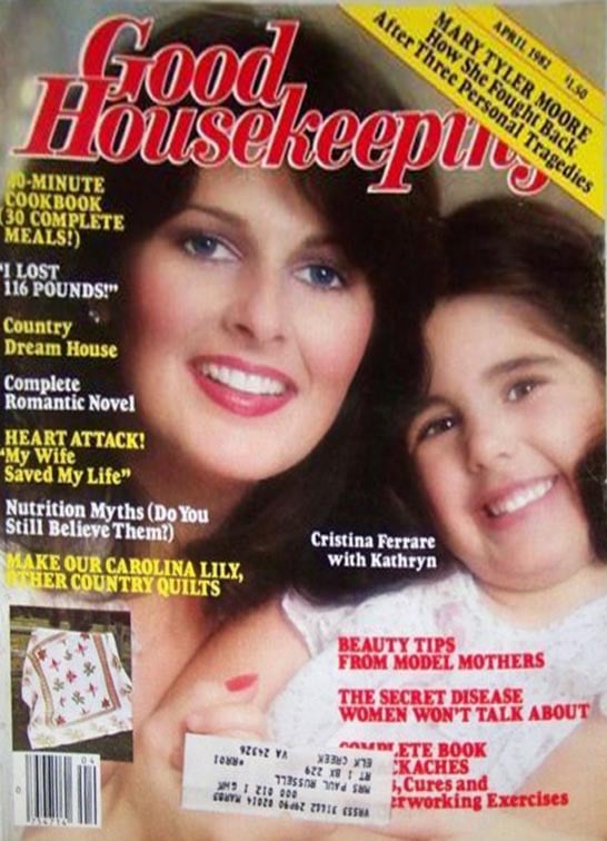 Good Housekeeping April 1982 magazine back issue Good Housekeeping magizine back copy Good Housekeeping April 1982 American womens magazine Back Issue Published by Hearst Publishing Corporation. Covergirl Cristina Ferrare & Kathryn.