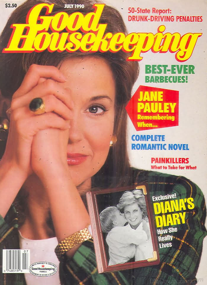Good Housekeeping July 1990 magazine back issue Good Housekeeping magizine back copy Good Housekeeping July 1990 American womens magazine Back Issue Published by Hearst Publishing Corporation. 50-State Report: Drunk - Driving Penalties.