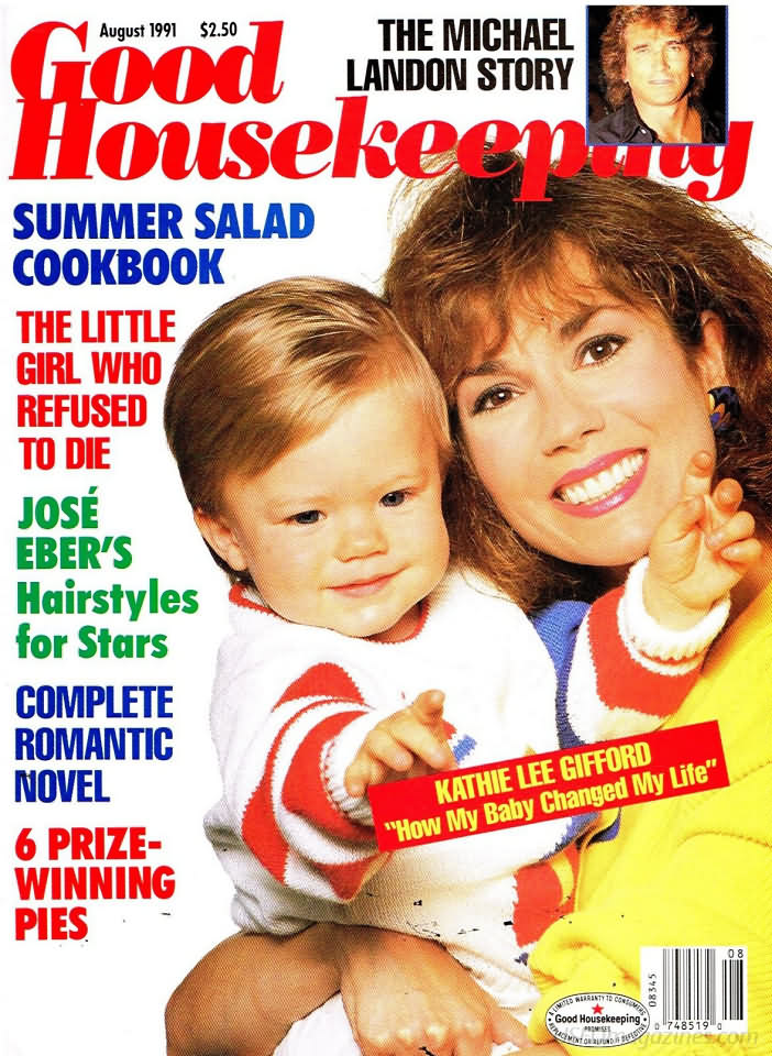 Good Housekeeping August 1991 magazine back issue Good Housekeeping magizine back copy Good Housekeeping August 1991 American womens magazine Back Issue Published by Hearst Publishing Corporation. Covergirl Kathie Lee Gifford.