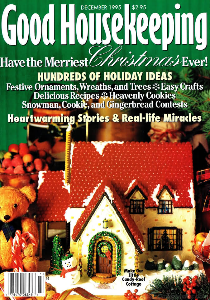 Good Housekeeping December 1995 magazine back issue Good Housekeeping magizine back copy Good Housekeeping December 1995 American womens magazine Back Issue Published by Hearst Publishing Corporation. Have The Merriest Christmas Ever!.